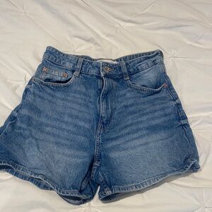 Zara Women's Blue Jean Shorts